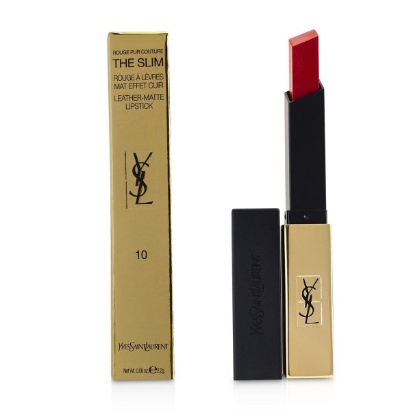 Yves Saint Laurent Rouge Pur Couture The Slim Leather Matte Lipstick - # 11 Ambiguous Beige  2.2g 0.08oz Fashion