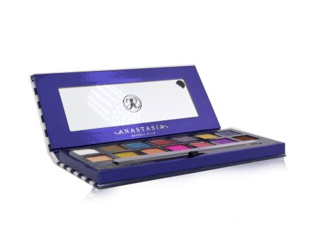 Anastasia Beverly Hills Riviera Eyeshadow Palette (14x Eyeshadow + 1x Duo Shadow Brush) (Unboxed) on Sale