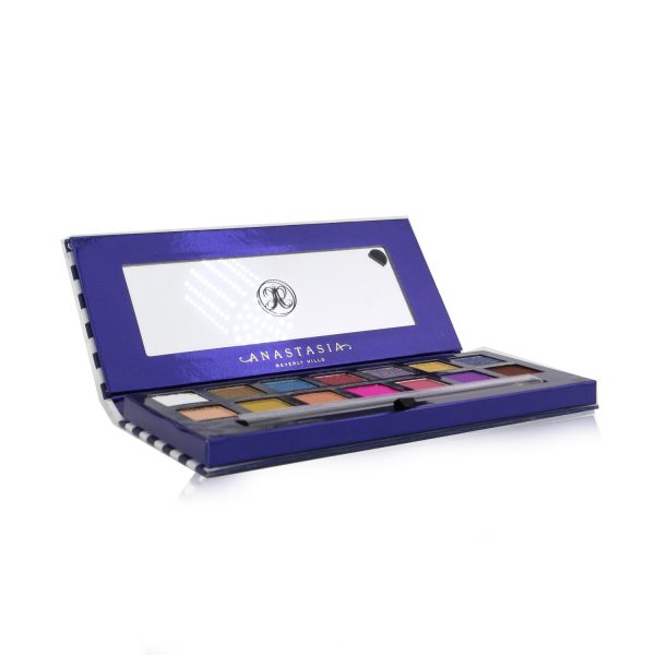 Anastasia Beverly Hills Riviera Eyeshadow Palette (14x Eyeshadow + 1x Duo Shadow Brush) (Unboxed) on Sale