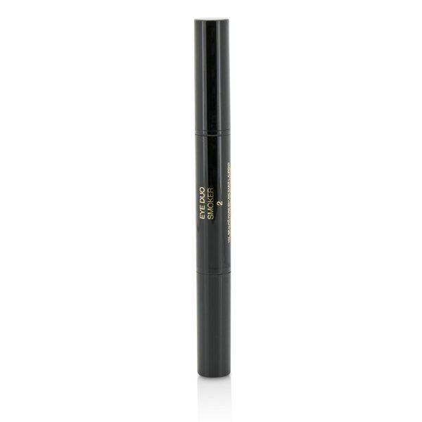 Yves Saint Laurent Eye Duo Smoker Long Lasting Creamy Eye Shadow Duo - # 2 Smoky Green  2x0.8g 0.03oz For Sale