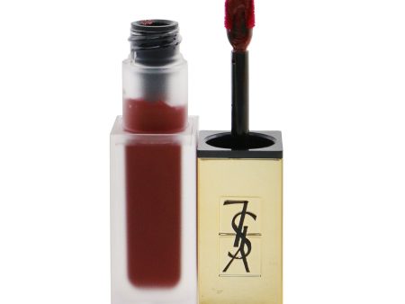 Yves Saint Laurent Tatouage Couture Matte Stain - # 8 Black Red Code (Box Slightly Damaged)  6ml 0.2oz on Sale