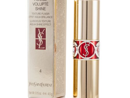 Yves Saint Laurent Rouge Volupte Shine - # 4 Rouge In Danger  Rouge Ballet  3.2g 0.11oz Online Sale