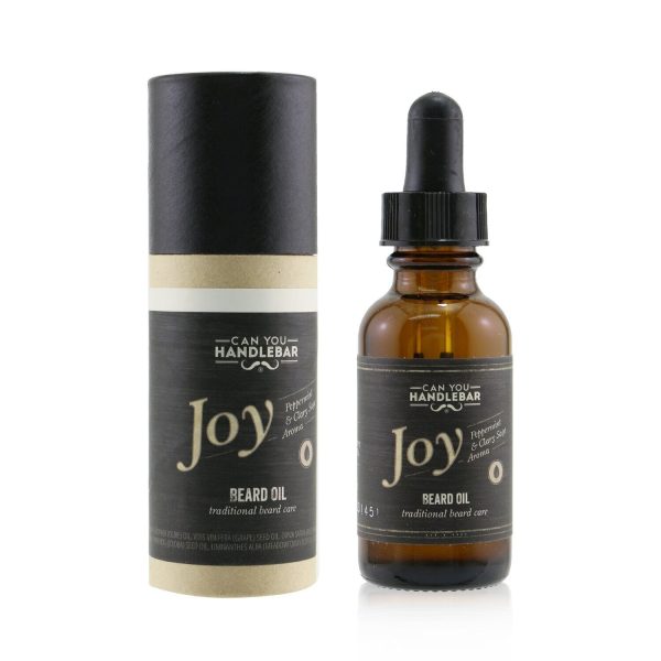 Can You Handlebar Beard Oil - Joy (Peppermint & Clary Sage Aroma) (Exp. Date: 11 2021)  30ml 1oz Sale