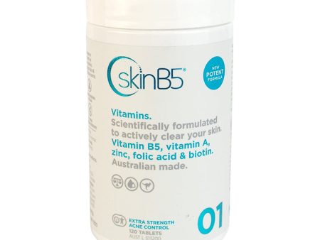 SkinB5 Extra Strength Acne Control Vitamins 120 Tablets Online Sale