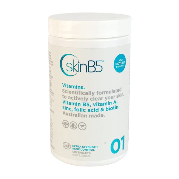 SkinB5 Extra Strength Acne Control Vitamins 120 Tablets Online Sale