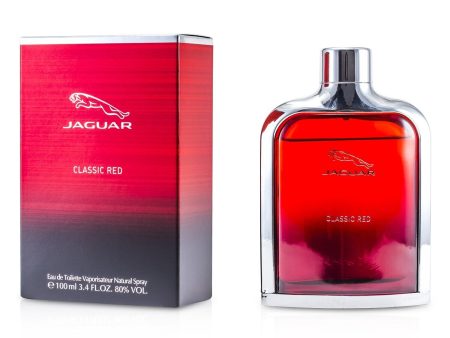 Jaguar Classic Red Eau De Toilette Spray  100ml 3.4oz Online Sale