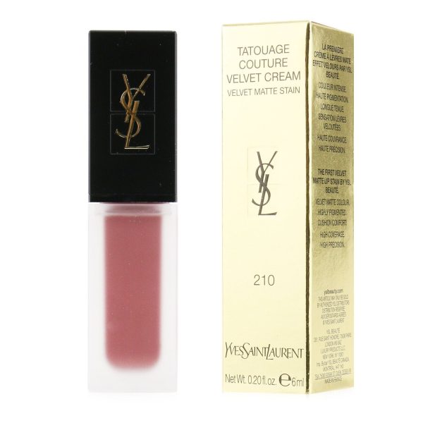 Yves Saint Laurent Tatouage Couture Velvet Cream Velvet Matte Stain - # 208 Rouge Faction  6ml 0.2oz on Sale