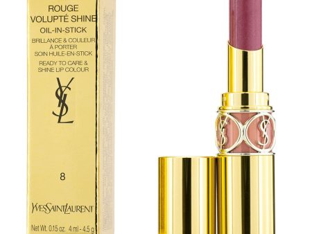 Yves Saint Laurent Rouge Volupte Shine - # 8 Pink In Confidence  Pink Blouson  3.2g 0.11oz Supply