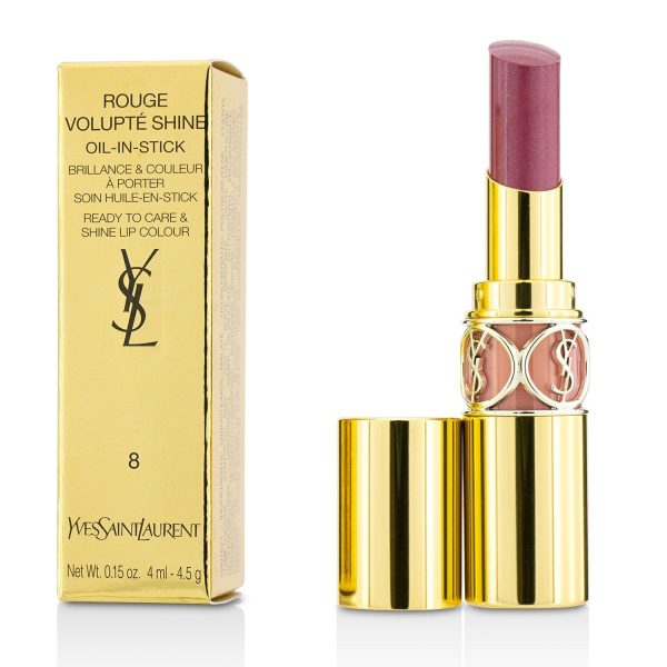 Yves Saint Laurent Rouge Volupte Shine - # 8 Pink In Confidence  Pink Blouson  3.2g 0.11oz Supply