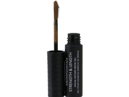 BareMinerals Strength & Length Serum Infused Brow Gel - # Chestnut  5ml 0.16oz Cheap