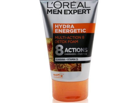 L Oreal Hydra Energetic Multi-Action 8 Detox Foam  100ml 3.38oz For Discount