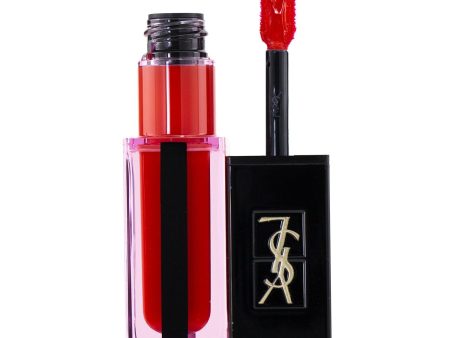 Yves Saint Laurent Rouge Pur Couture Vernis À Lèvres Water Stain - # 602 Vague De Rouge  5.9ml 0.20oz Online Sale