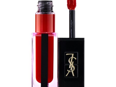 Yves Saint Laurent Rouge Pur Couture Vernis À Lèvres Water Stain - # 612 Rouge Déluge  5.9ml 0.20oz Cheap