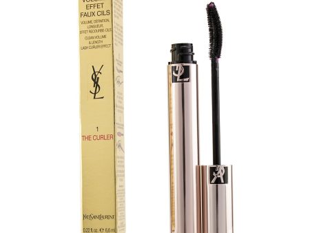 Yves Saint Laurent Volume Effet Faux Cils The Curler Mascara - # 01 Rebellious Black (Box Slightly Damaged)  6.6ml 0.22oz For Cheap