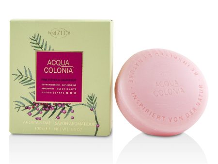 4711 Acqua Colonia Pink Pepper & Grapefruit Aroma Soap  100g 3.5oz For Discount