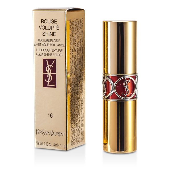 Yves Saint Laurent Rouge Volupte Shine - # 16 Orange Impertinent  Oragne Majorelle  3.2g 0.11oz Fashion