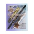 Anastasia Beverly Hills Best Brows Ever Kit (Brow Wiz + Mini Dipbrow Gel + Mini Clear Brow Gel) - # Medium Brown  3pcs on Sale