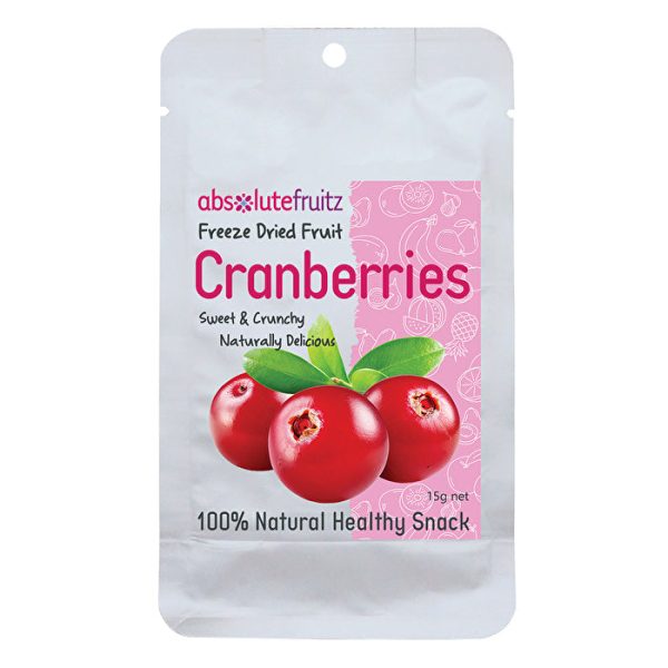 Absolute Fruitz AbsoluteFruitz Freeze-Dried Whole Cranberries 15g Hot on Sale