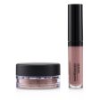 BareMinerals Destination Desert (1x Mini Lip Lacquer, 1x Blush)  2pcs Supply