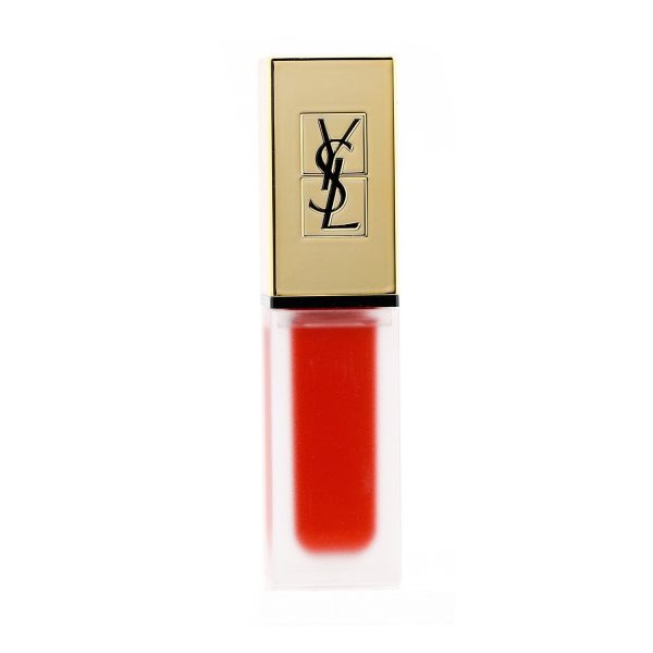 Yves Saint Laurent Tatouage Couture Matte Stain - # 8 Black Red Code (Box Slightly Damaged)  6ml 0.2oz on Sale