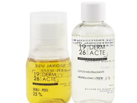 Academie Sebu-Peel 35% Kit : 1x Sebu-Peel 35% 50ml 1.7oz, 1x Neutralizing Lotion 75ml 2.5oz, 1x Measuring Cup (Salon Product)  3pcs For Sale