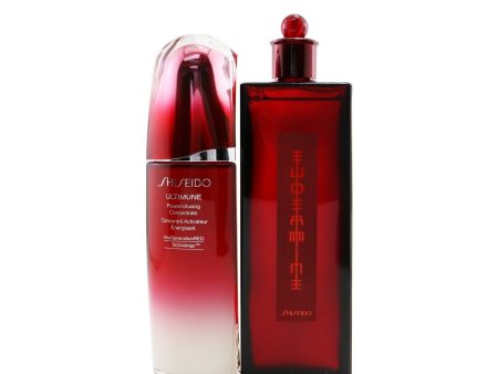 Shiseido Ultimune Power & Revitalizing Set: Ultimune Power Infusing Concentrate 100ml + Eudermine Revitalizing Essence 200ml  2pcs Cheap