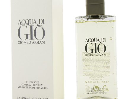 Giorgio Armani Acqua Di Gio All Over Body Shampoo  200ml 6.7oz For Sale