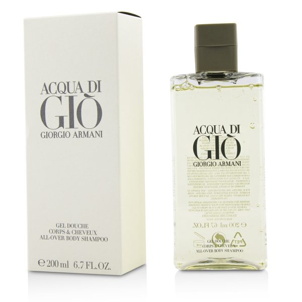 Giorgio Armani Acqua Di Gio All Over Body Shampoo  200ml 6.7oz For Sale